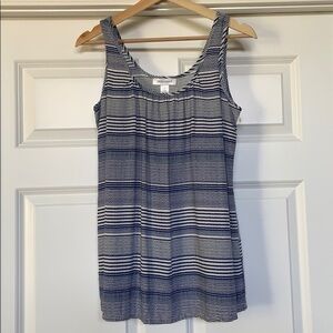 ☀️ 3/$36 or 2/$30 NEW MOTHERHOOD MATERNITY Navy/White Tank sz S